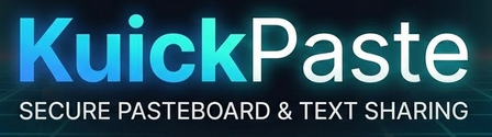 KuickPaste — secure pasteboard & text sharing